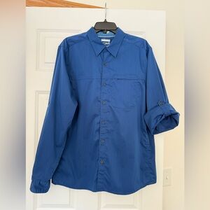 Marmot Long Sleeve Blue Shirt - Men’s Size L